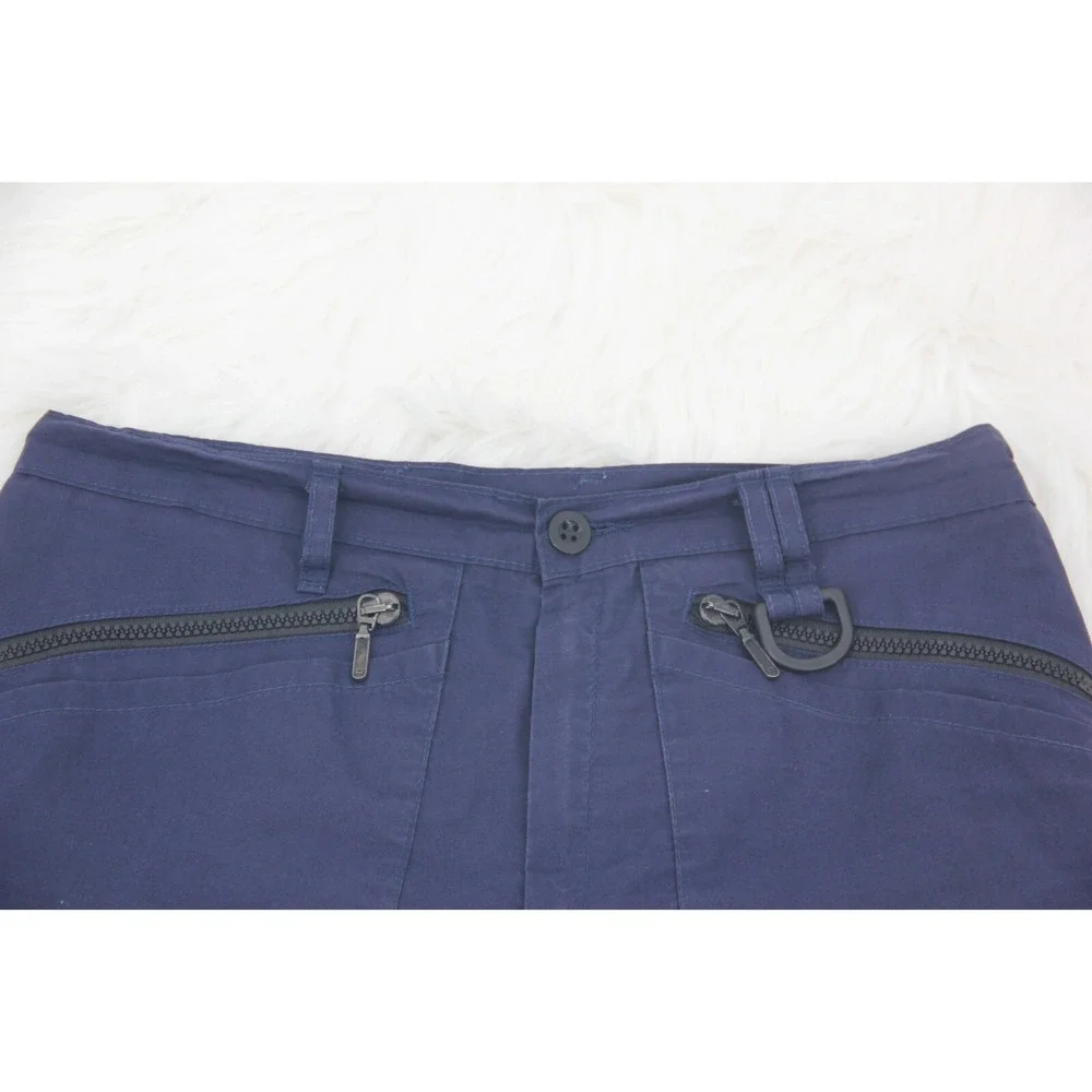 VTG ROHAN Shorts Mens 30 Airlight Navy Blue Canvas Cargo Hiking Fishing Gorpcore